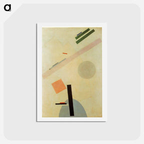 アートポストカード-Suprematist Painting - カジミール マレーヴィチ Postcard.