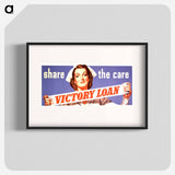 アートポスター-Share the Care, Victory Loan
 - 国立医学図書館 Poster.