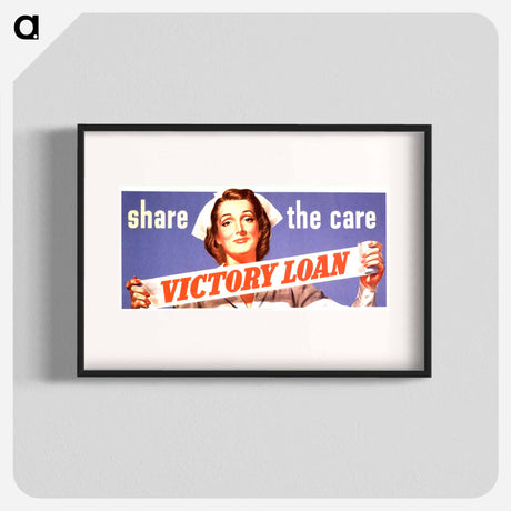 アートポスター-Share the Care, Victory Loan
 - 国立医学図書館 Poster.