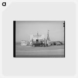 アートポストカード-High Plains Outpost
 - ラッセル リー Postcard.
