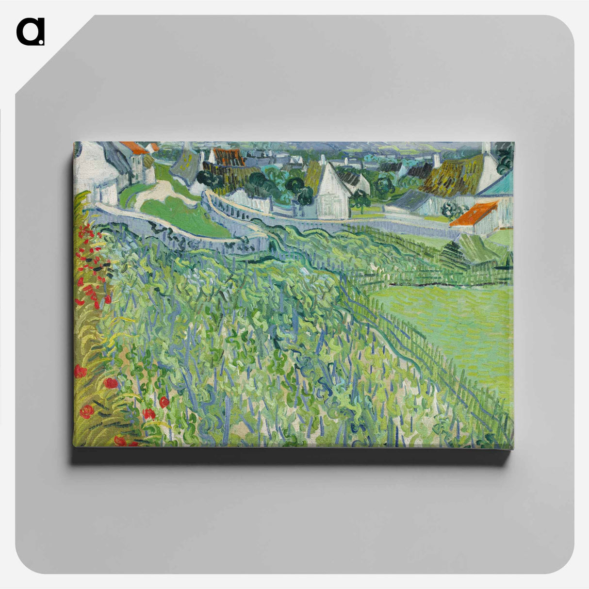 アートパネル-Vineyards at Auvers
 - セントルイス美術館 Canvas.