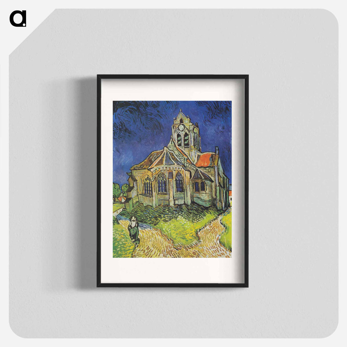 The Church at Auvers - フィンセント ファン ゴッホ Poster.