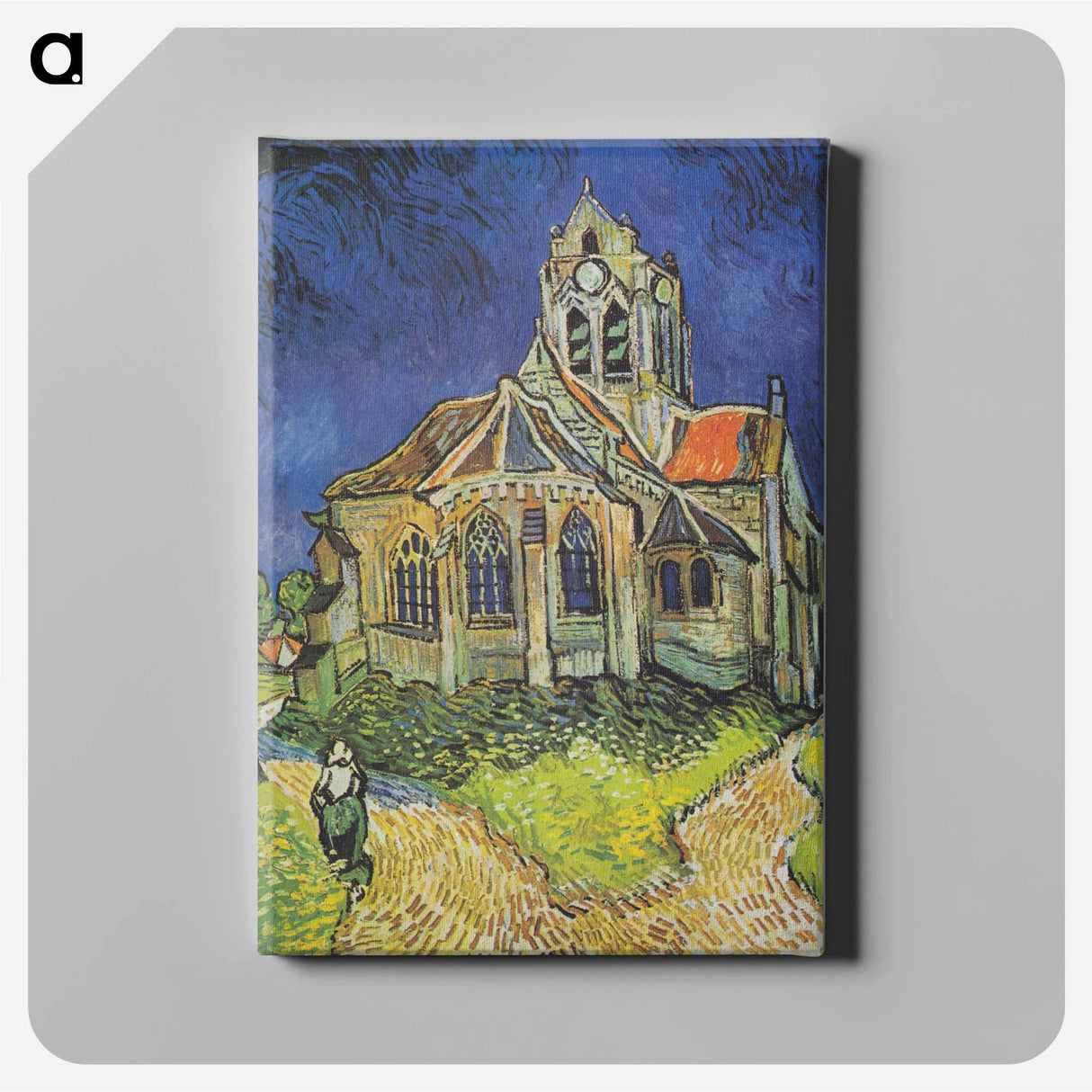 The Church at Auvers - Vincent van Gogh Canvas.