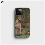 The Milk Maid - Winslow Homer Phone Case.