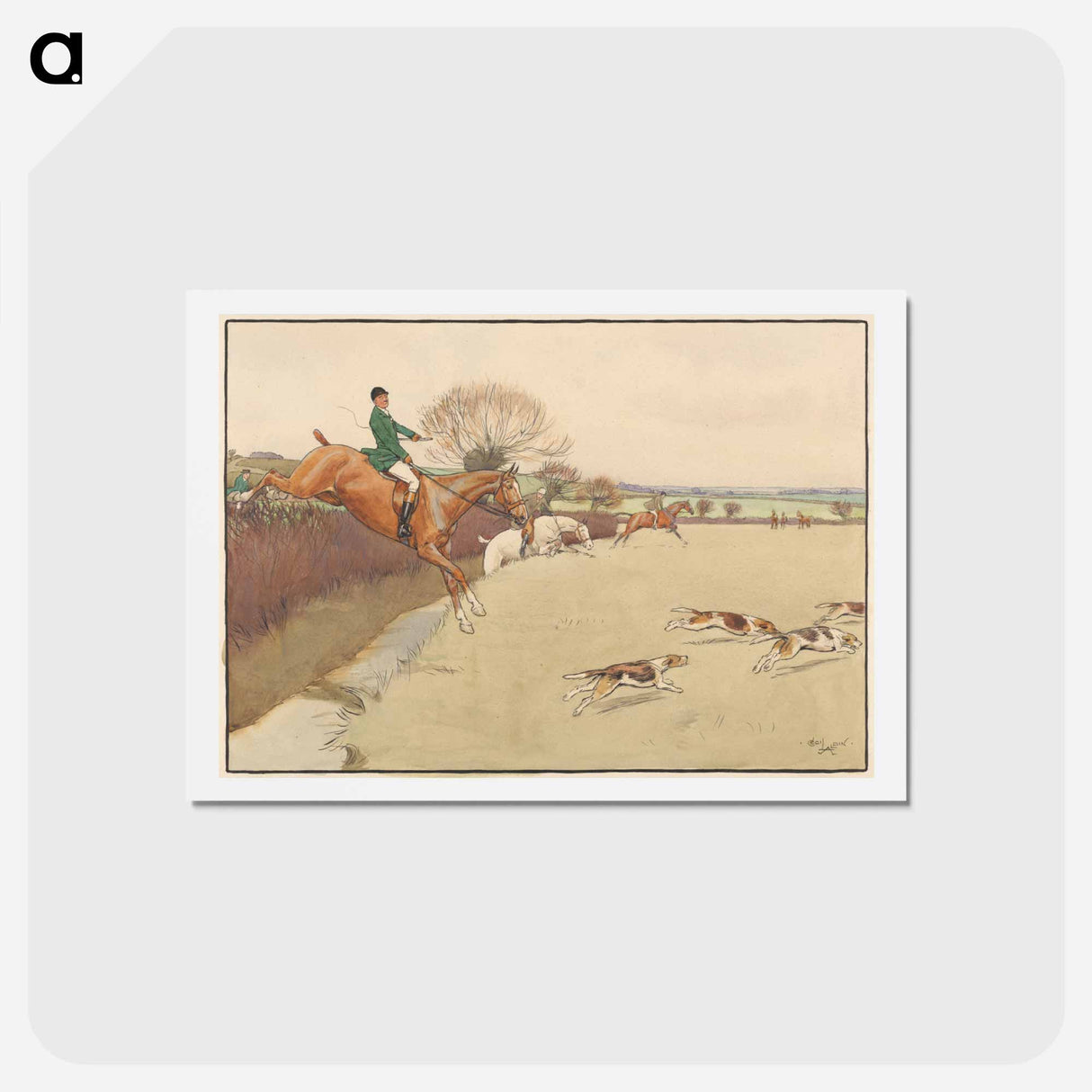 アートポストカード-Up and Over
 - イェール大学アートギャラリー Postcard.