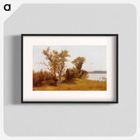 アートポスター-Sailboats on the Hudson at Irvington - アルバート ビアスタット Poster.