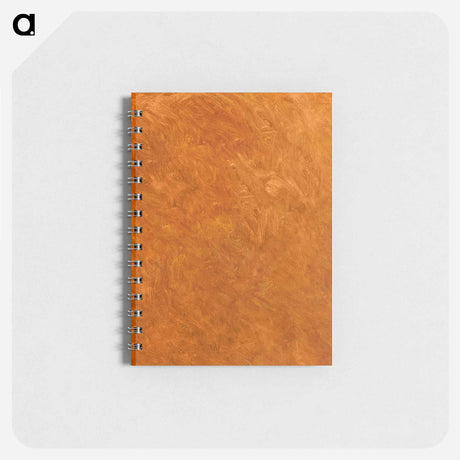 アートメモ帳-Brown Oil Paint Background
 - バーンズ・コレクション Memo.