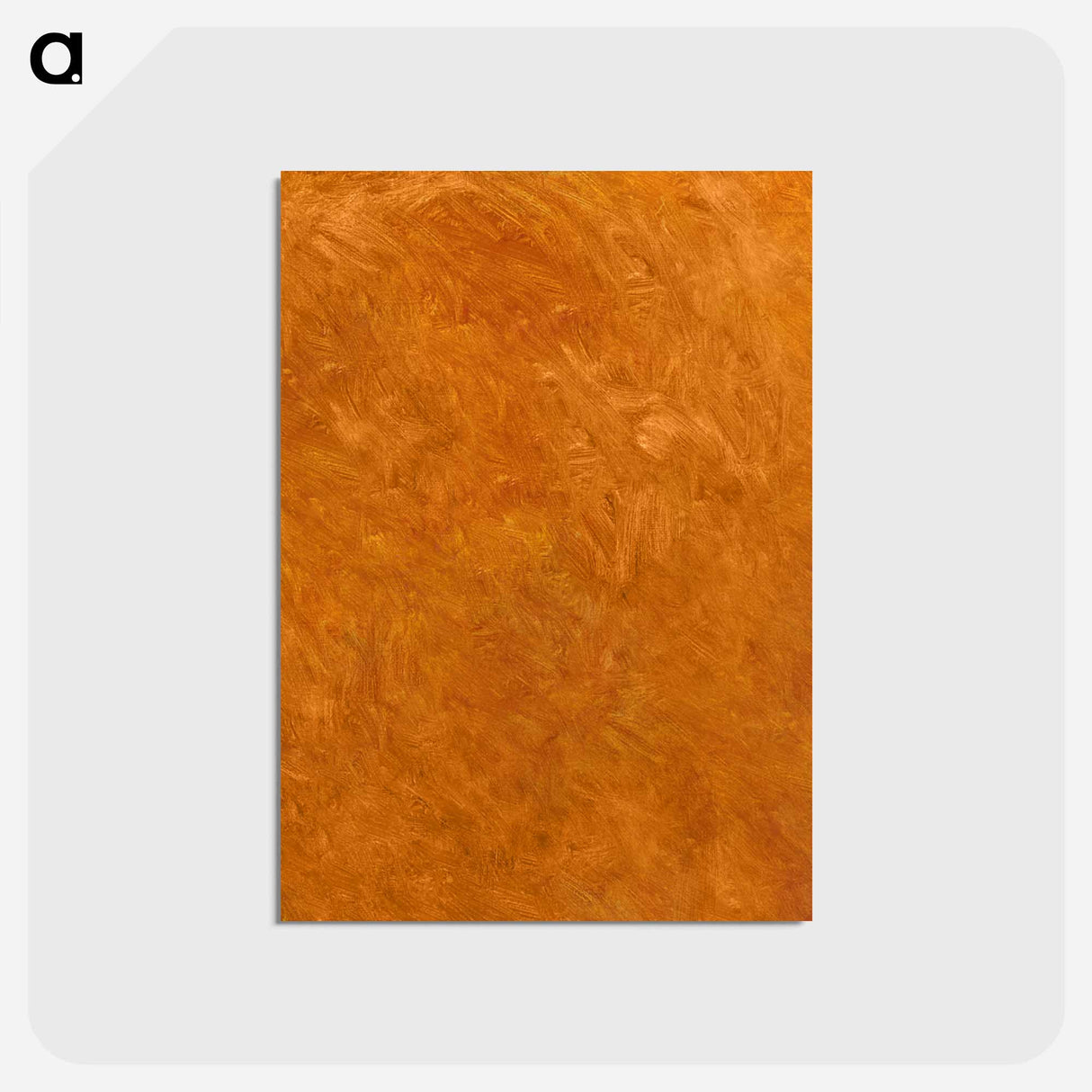 アートポストカード-Brown Oil Paint Background
 - バーンズ・コレクション Postcard.