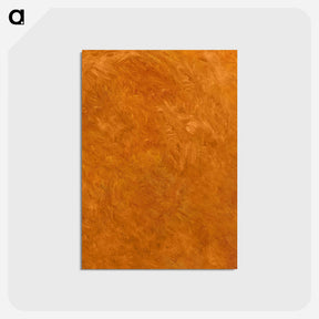 アートポストカード-Brown Oil Paint Background
 - バーンズ・コレクション Postcard.