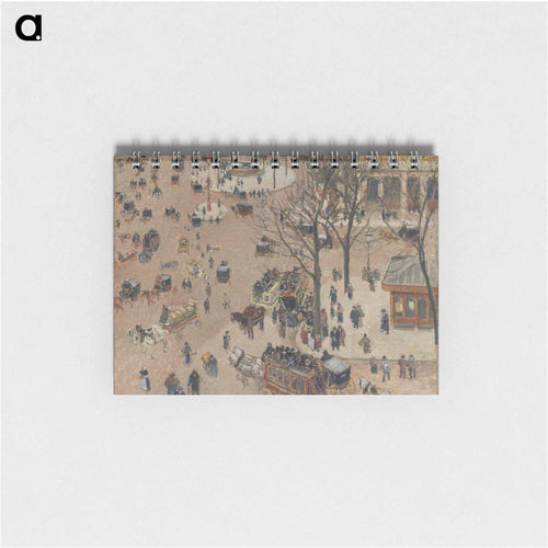 La Place du Theatre Francais - Camille Pissarro Memo.