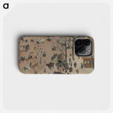 La Place du Theatre Francais - Camille Pissarro Phone Case.