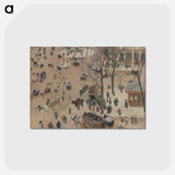 アートポストカード-La Place du Theatre Francais - カミーユ ピサロ Postcard.