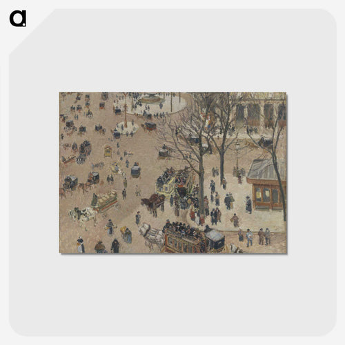 テアトル・フランセ座広場 - カミーユ ピサロ Postcard.