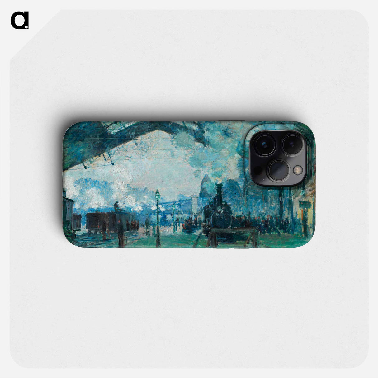 Arrival of the Normandy Train, Gare Saint-Lazare - クロード モネ Phone Case.