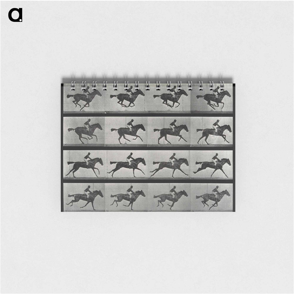 アートメモ帳-Galloping Horse and Rider
 - エドワード マイブリッジ Memo.
