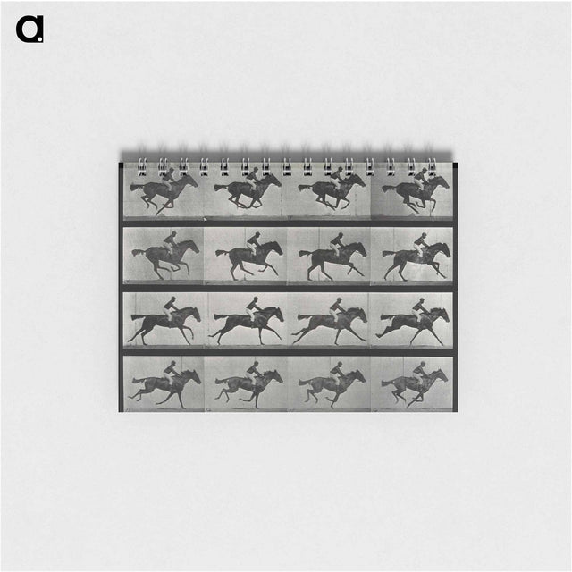 アートメモ帳-Galloping Horse and Rider
 - エドワード マイブリッジ Memo.
