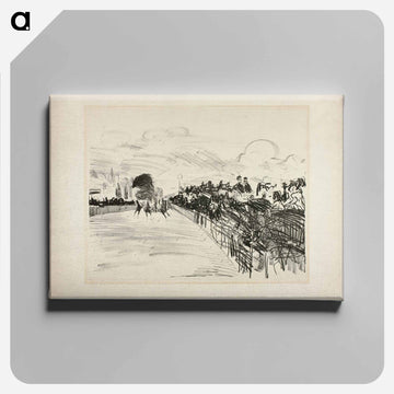 The Races - エドゥアール マネ Canvas.