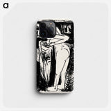 Standing Nude in a Room - エルンスト ルートヴィヒ キルヒナー Phone Case.