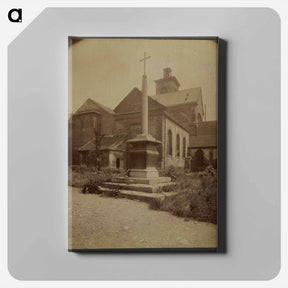 アートパネル-Ancien Cimetière Sainte-Marguerite, Rue Saint-Bernard
 - ウジェーヌ アジェ Canvas.