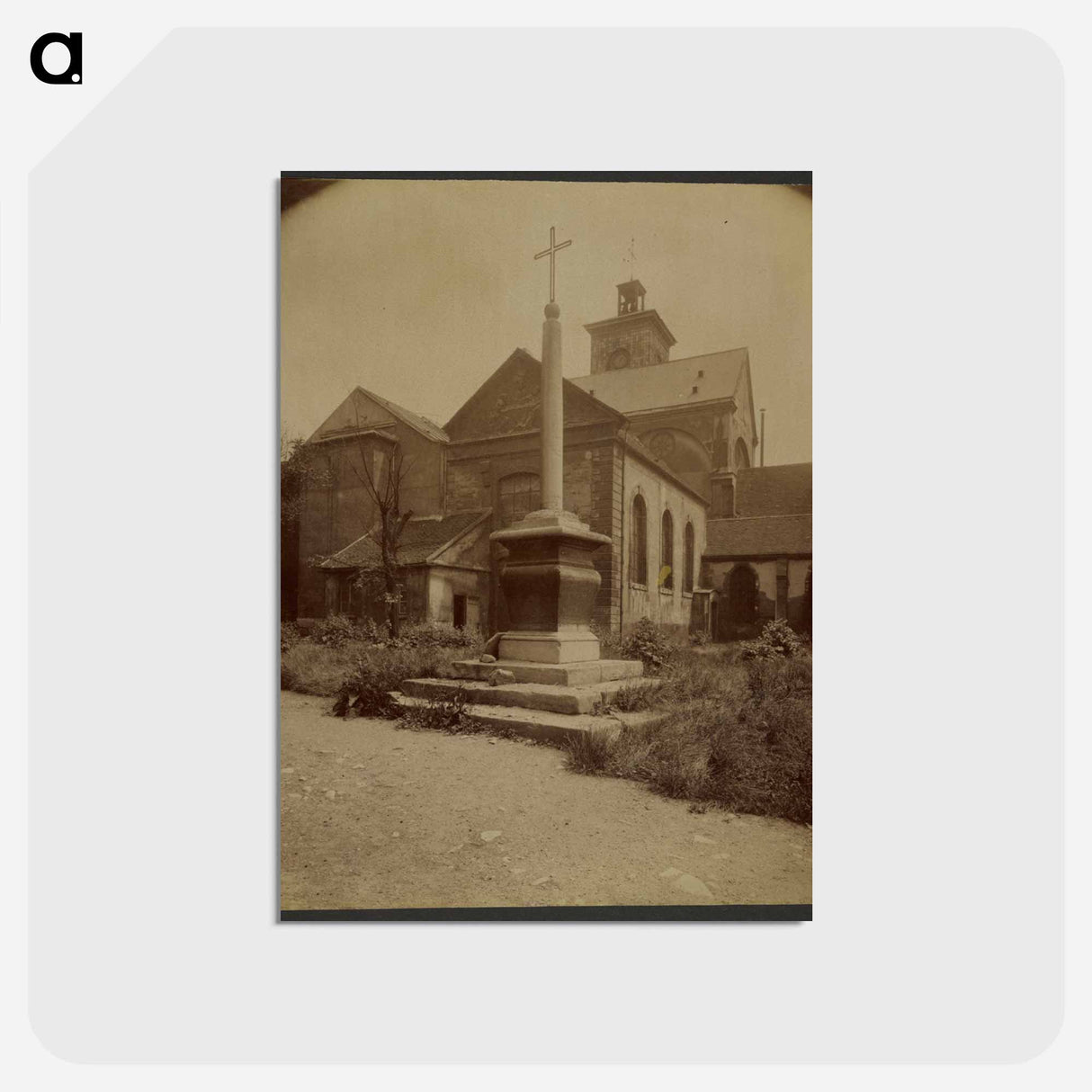 アートポストカード-Ancien Cimetière Sainte-Marguerite, Rue Saint-Bernard
 - ウジェーヌ アジェ Postcard.