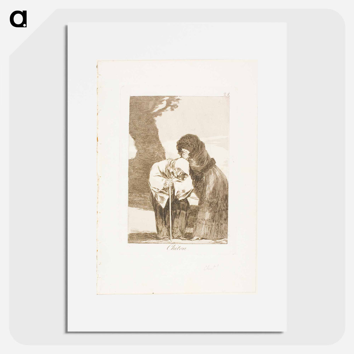 Hush - フランシスコ デ ゴヤ Poster.