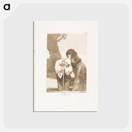 アートポストカード-Hush - フランシスコ デ ゴヤ Postcard.