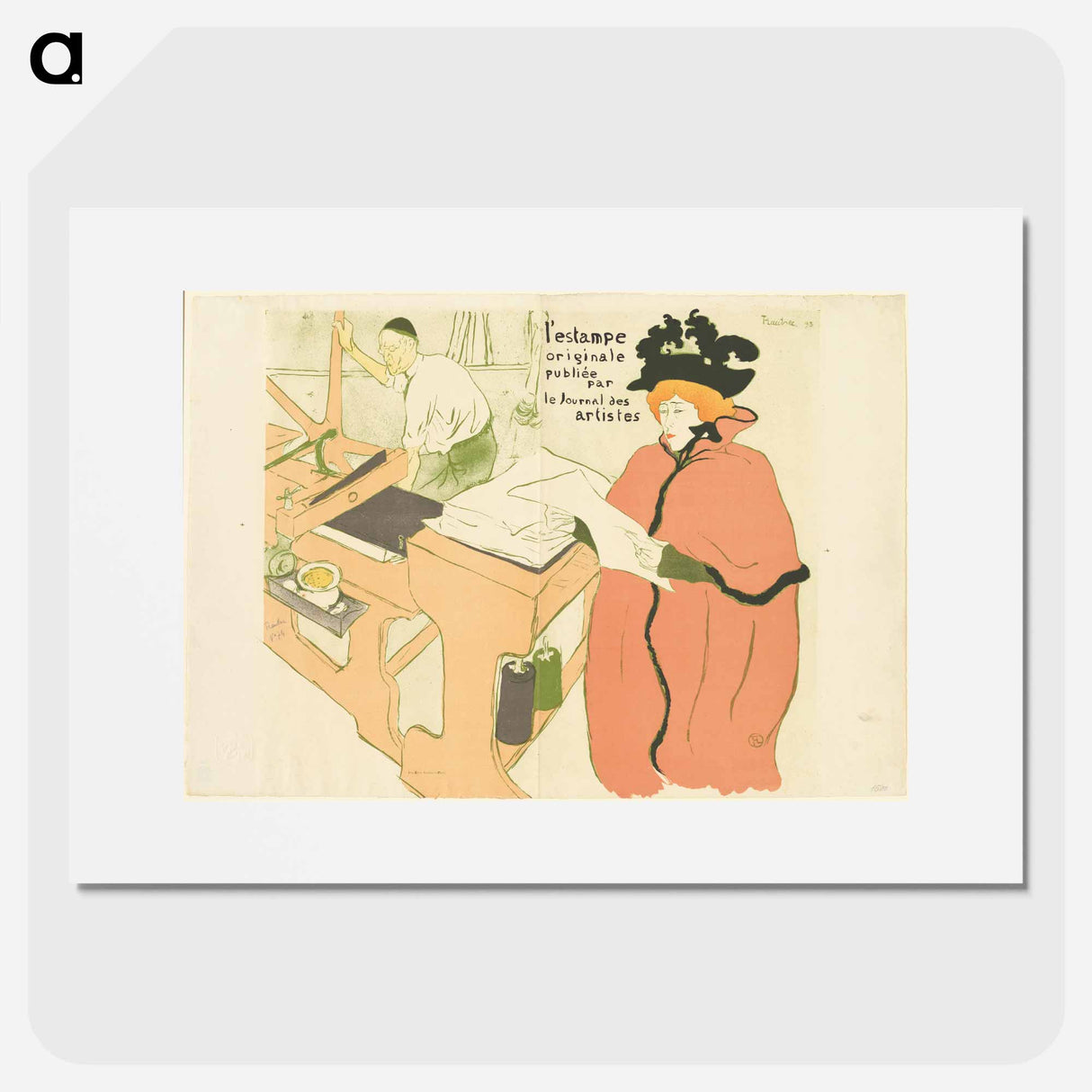 The original masterpiece - Henri de Toulouse-Lautrec Poster.