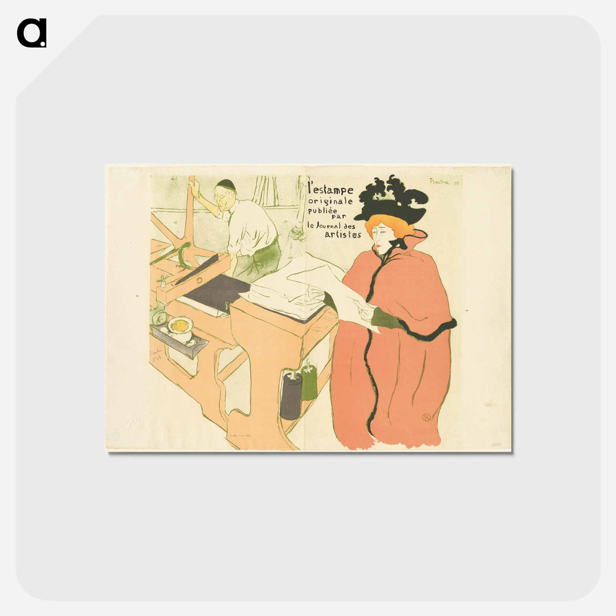アートポストカード-L'estampe originale - アンリ ド トゥールーズ ロートレック Postcard.