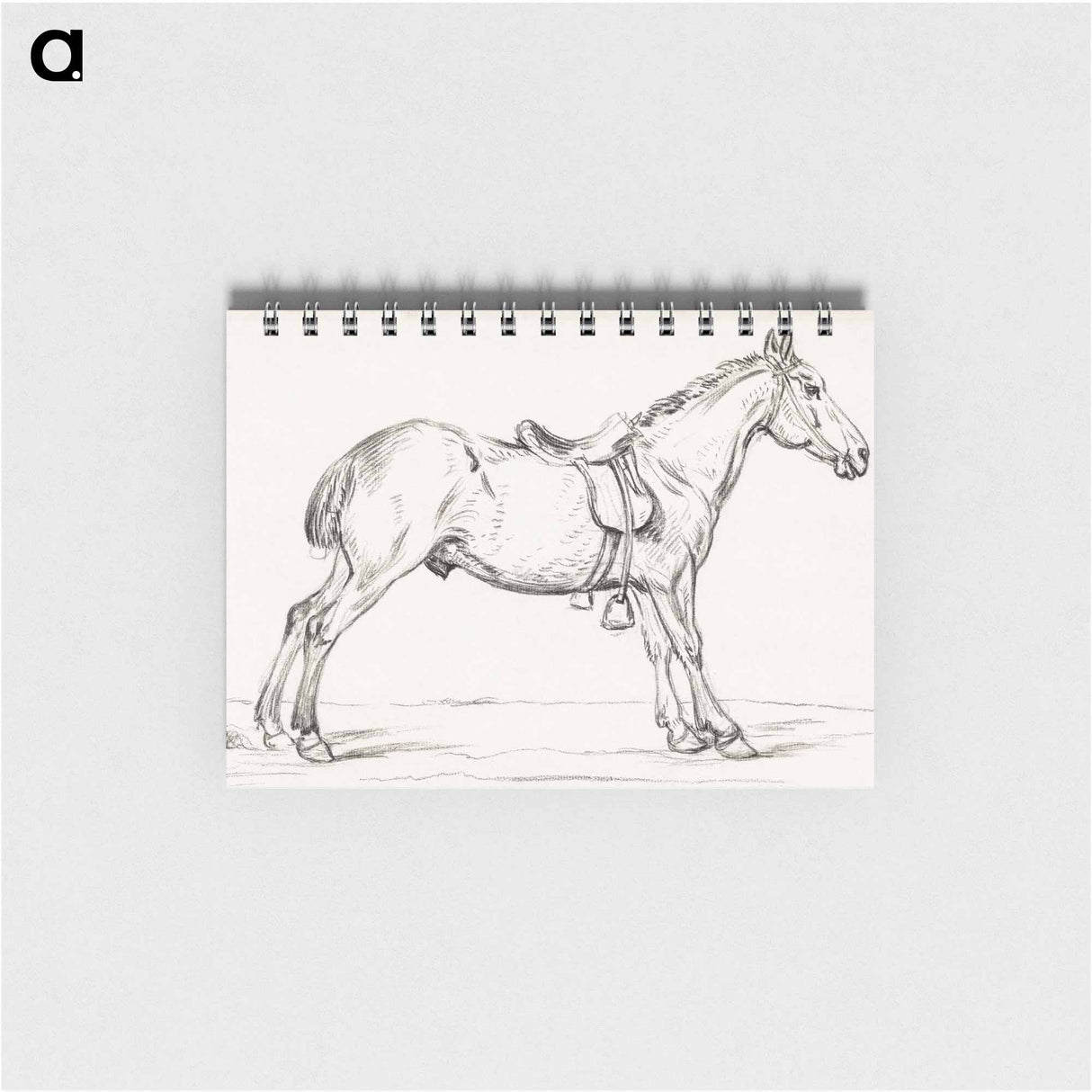 Saddled horse - ジャン ベルナール Memo.