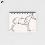 Saddled horse - ジャン ベルナール Memo.