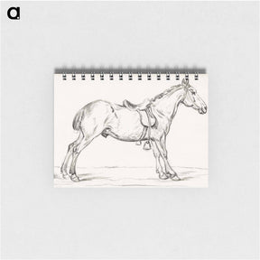 アートメモ帳-Saddled horse - ジャン ベルナール Memo.