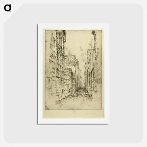 アートポストカード-Lower Broadway
 - ジョセフ ペネル Postcard.