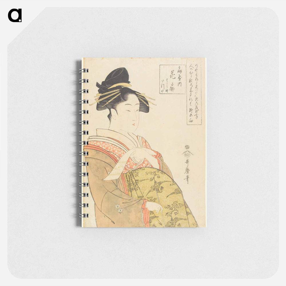 The Prostitute Hanaōgi of the Ōgiya House - 喜多川 歌麿 Memo.