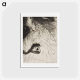 アートポストカード-St. Anthony: "Somewhere There Must Be Primordial Shapes Whose Bodies Are Only Images" - オディロン ルドン Postcard.