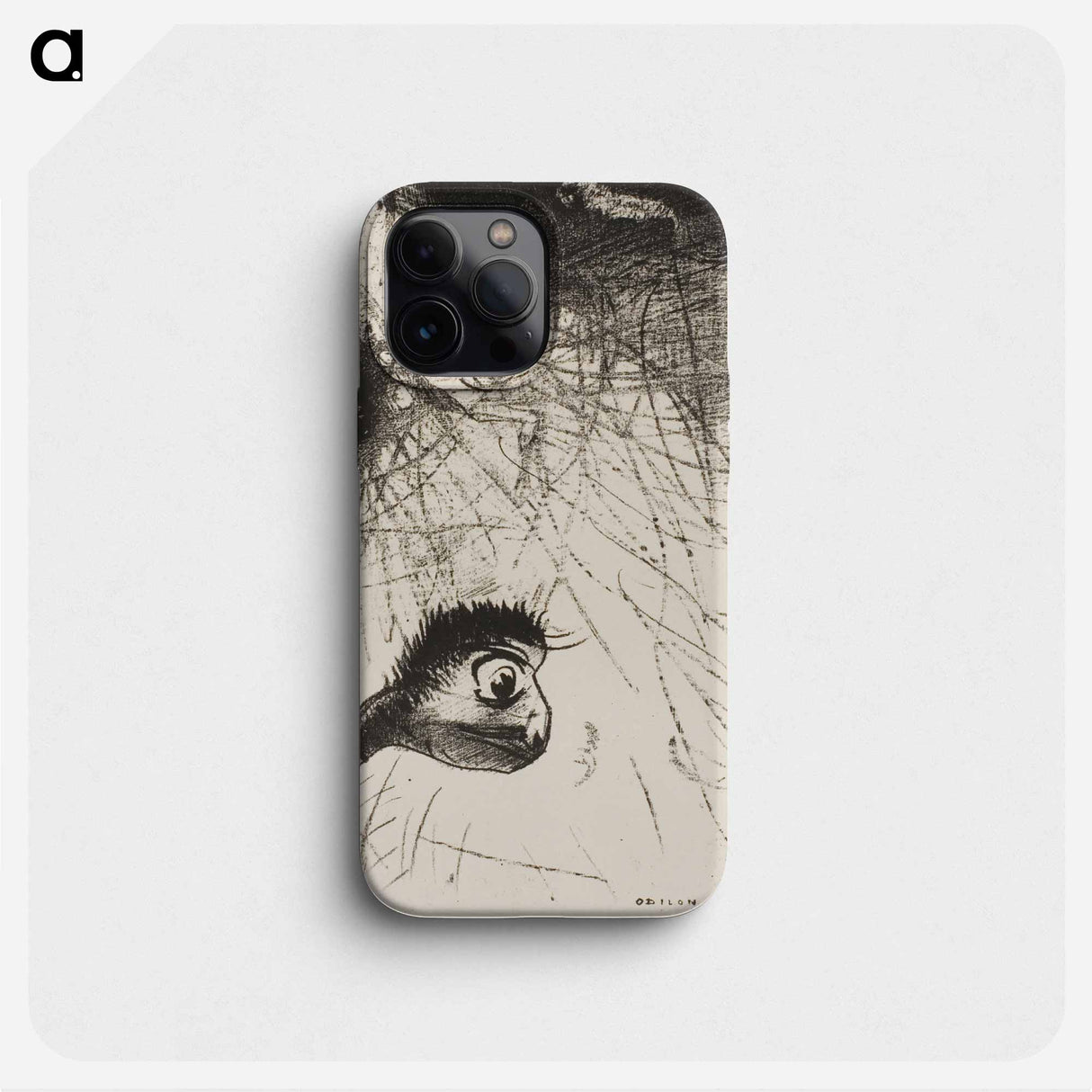 St. Anthony: "Somewhere There Must Be Primordial Shapes Whose Bodies Are Only Images" - Odilon Redon Phone Case.