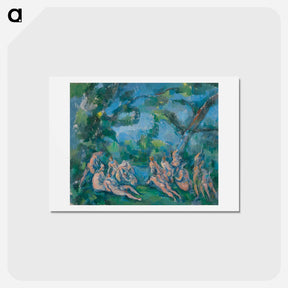 アートポストカード-The Bathers - ポール セザンヌ Postcard.