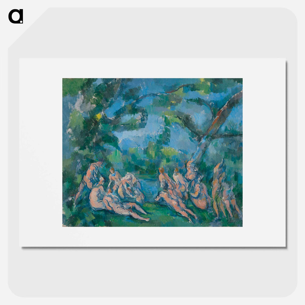 The Bathers - ポール セザンヌ Poster.