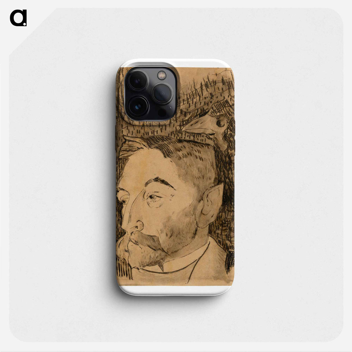 Portrait of Stéphane Mallarmé - ポール ゴーギャン Phone Case.