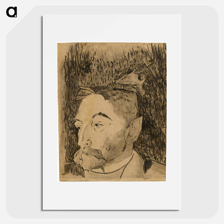 アートポスター-Portrait of Stéphane Mallarmé - ポール ゴーギャン Poster.
