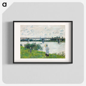 アートポスター-The Promenade with the Railroad Bridge, Argenteuil
 - セントルイス美術館 Poster.