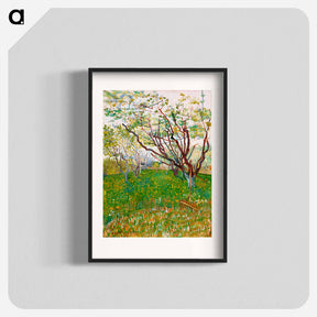 アートポスター-The Flowering Orchard - フィンセント ファン ゴッホ Poster.