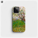 The Flowering Orchard - フィンセント ファン ゴッホ Phone Case.