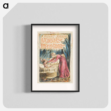 アートポスター-Songs of Innocence and of Experience: Infant Sorrow - ウィリアム ブレイク Poster.