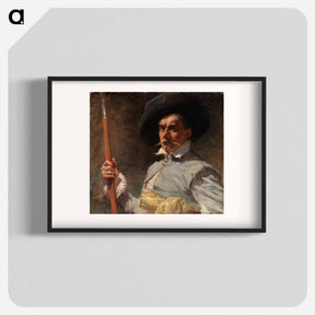 アートポスター-Self-portrait in 17th century costume - アルバート エーデルフェルト Poster.