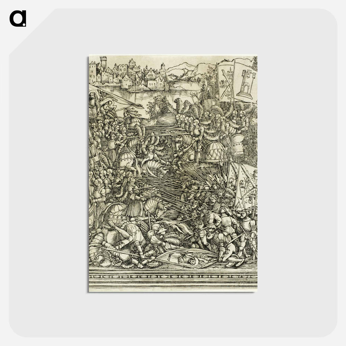 アートポストカード-The War with Venice - アルブレヒト デューラー Postcard.