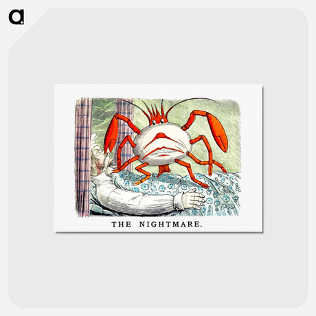 アートポストカード-The Nightmare from Un-Natural History Not Taught In Bored Schools
 - 大英図書館 Postcard.