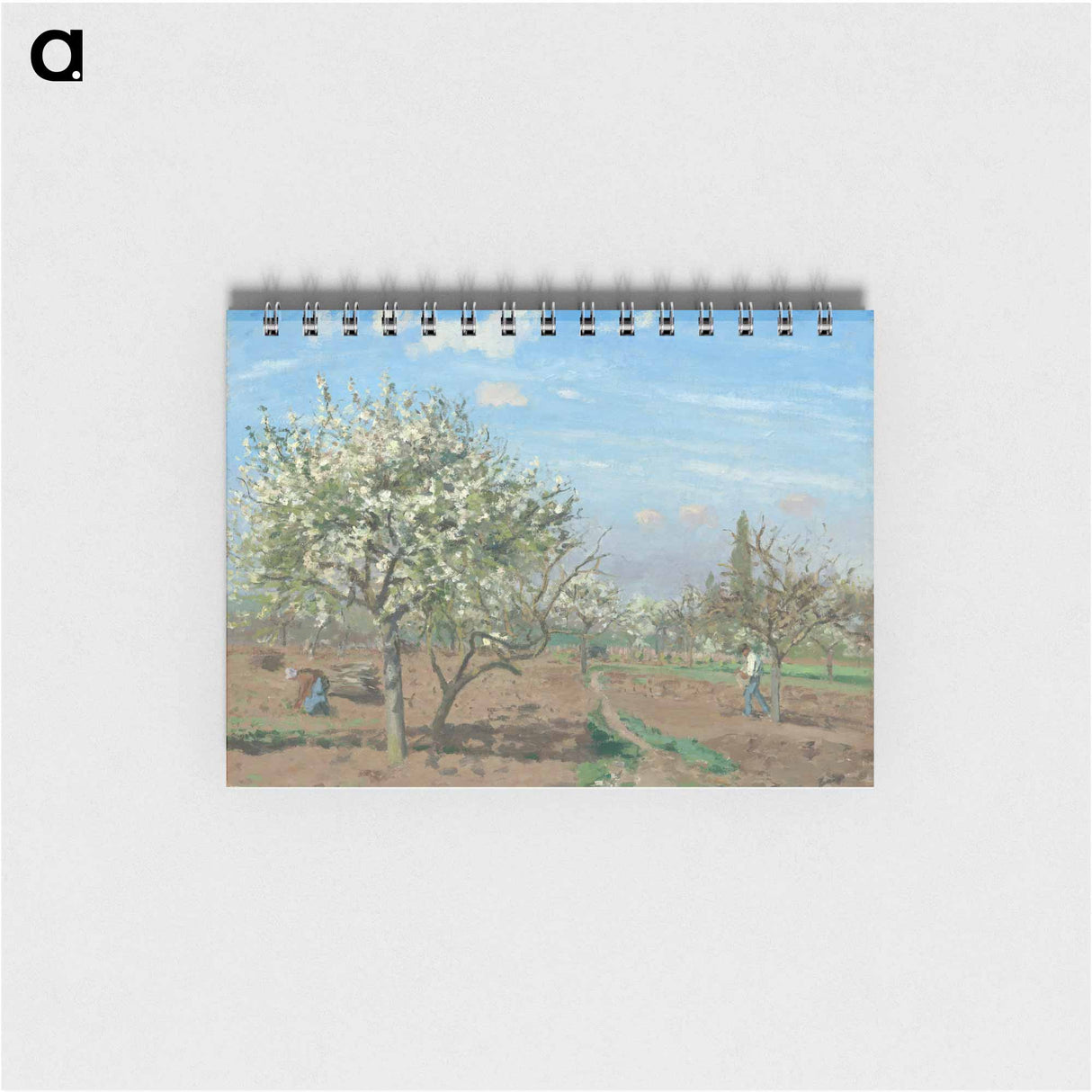 Orchard in Bloom, Louveciennes - カミーユ ピサロ Memo.