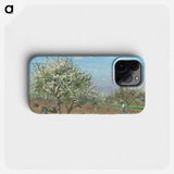 Orchard in Bloom, Louveciennes - Camille Pissarro Phone Case.