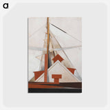 アートポストカード-Masts - チャールズ デムス Postcard.