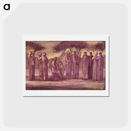 アートポストカード-Parnassus - エドワード バーン ジョーンズ Postcard.